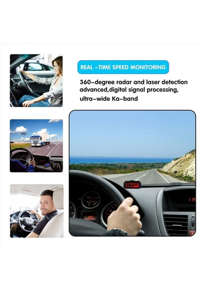 Arabalar Için Radar Dedektörü Otomatik 360 Derece Şehir/karayolu Modu Sesli Arabalar Için Sürüş Yardımları B B Için (Yurt Dışından) fırsatları