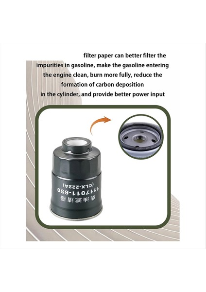 Izuzu NKR77 4jh1 Için Kamyon Yakıt Filtresi Düzeneği 1117011-850 8972401263 8-97240126-3 CLX-222A 600P 8972401260 (Yurt Dışından) modelleri