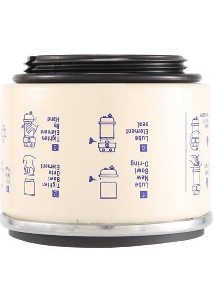 6 Pcs R12T Yakıt/ Su Ayırıcı Filtre Elemanları Racor 140R 120AT S3240 Npt Zg1/ 4-19 Otomotiv Parçaları (Yurt Dışından)