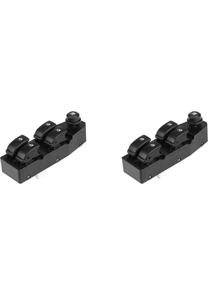 2x Araba Sol El Sürücüsü Yan Master Pencere Anahtarı Chevrolet Aveo Pontiac 202005158 (Yurt Dışından)