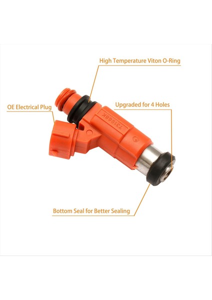 Merkür Için 880887T1 115 Efı 4 Stroku Yakıt Enjektör Enjeksiyon Parçaları 880887T-1 CDH210 68V-8A360-00-00 4 Pcs (Yurt Dışından) fiyatları