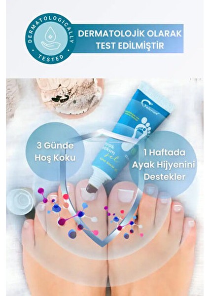 Ayak Bakım Jeli Propolis ve Aloe Vera ile Ferahlatıcı Etki 25 ml