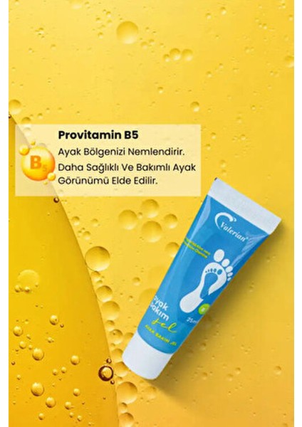 Ayak Bakım Jeli Propolis ve Aloe Vera ile Ferahlatıcı Etki 25 ml