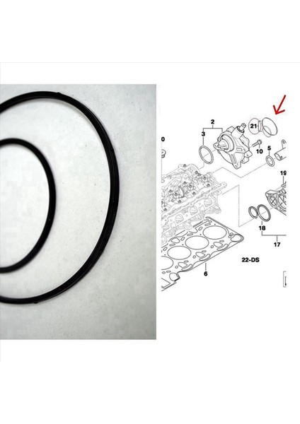 6pcs Araç Vakum Pompası Conta Contası 11667509080 Bmw E81 E87 E87 E46 E90 E91 E60 X3 (Yurt Dışından) indirimleri
