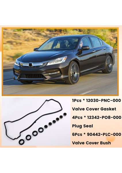Honda Civic Accord Için 12030-R44-A00 Araç Vanası Kapak Conta Kiti Cr-V Tsx (Yurt Dışından) fırsatları