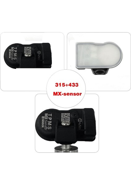 4pcs Programlama Mx Sensörü Tpms Lastik Basınç Monitör Sensörü 315MHZ 433MHZ Evrensel 2 Arada 1 Onarım Aracı Gümüş (Yurt Dışından) fiyatları