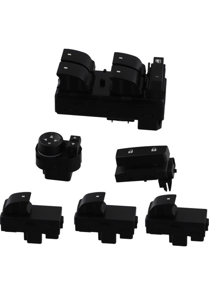 6pcs/set Ön Sağ Elektrikli Pencere Kaldırıcı Düğmesi Kapı Kilit Aynası Kontrol Anahtarı Chevy Silverado Gmc Sierra (Yurt Dışından)