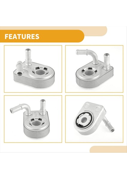 Yeni Li Motor Yağı Soğutucu Yağ Radyatörü DS7G6B856AA DS7Z-6B856-A DS7G-6B856-AA 1801936 DS7Z6B856A Ford Için (Yurt Dışından)