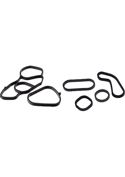 Mini Cooper Için Uygun Filtre Muhafazası Contası ile Yağ Soğutucu Contası Conta Seti 07-16 11427557009 11427557010 (Yurt Dışından)