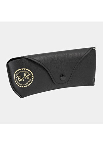 Siyah Gözlük Kılıfı Deri Malzeme ile Şık Tasarım 1 Adet