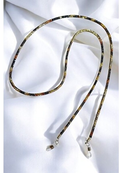 Taşlı Parlak Gözlük Zinciri 80 cm Suya Dayanıklı Şık Tasarım modelleri