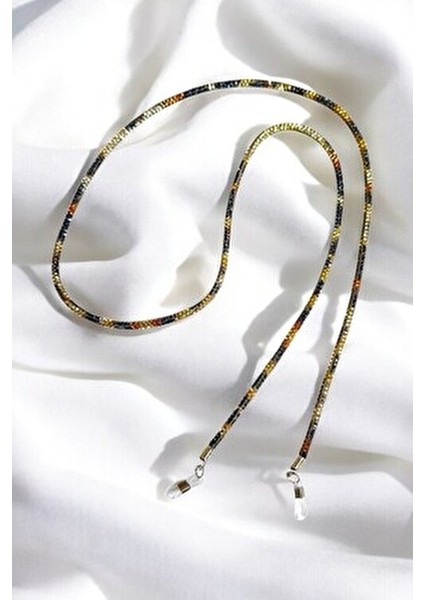 Taşlı Parlak Gözlük Zinciri 80 cm Suya Dayanıklı Şık Tasarım fırsatları