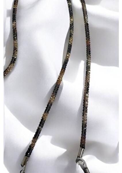 Taşlı Parlak Gözlük Zinciri 80 cm Suya Dayanıklı Şık Tasarım