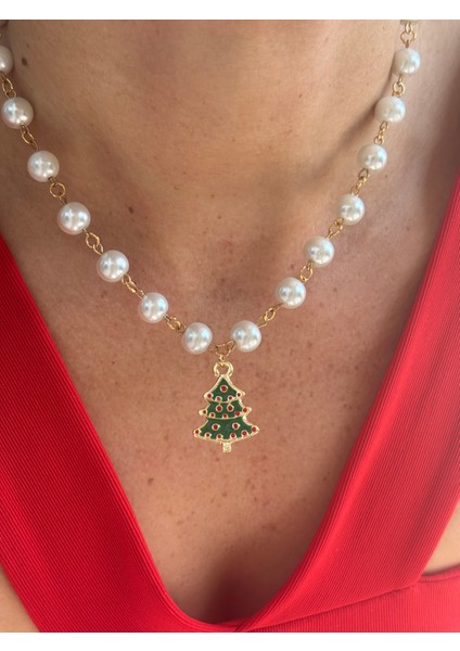 Incili, Yılbaşı Ağaçlı , Yeni Yıl , Yılbaşı Kolyesi