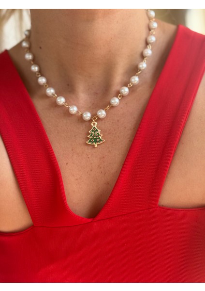 Incili, Yılbaşı Ağaçlı , Yeni Yıl , Yılbaşı Kolyesi fırsatları