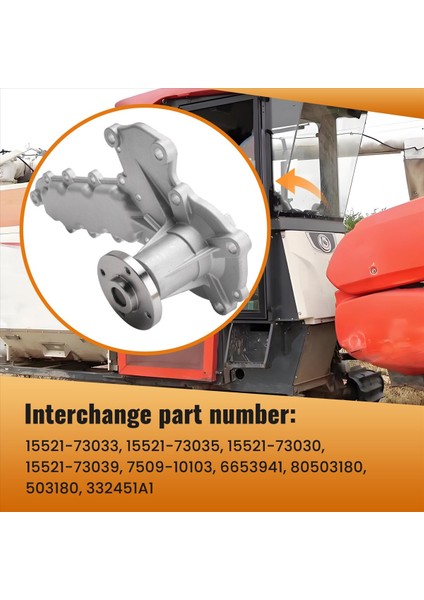 15521-73030 Kubota Için Su Pompası D1102 D1302 D1402 V1502 V1702 V1902 V2203 V2403 (Yurt Dışından) indirimleri