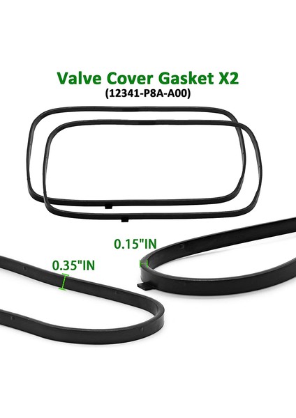 Motor Valf Kapağı Conta Seti Honda Acura Için 12030-P8A-A00 -Accord Odyssey Pilot cl Tl Mdx 3 0l 3 2l 3 5l V6 (Yurt Dışından) fiyatları