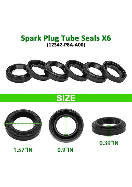 Motor Valf Kapağı Conta Seti Honda Acura Için 12030-P8A-A00 -Accord Odyssey Pilot cl Tl Mdx 3 0l 3 2l 3 5l V6 (Yurt Dışından) modelleri