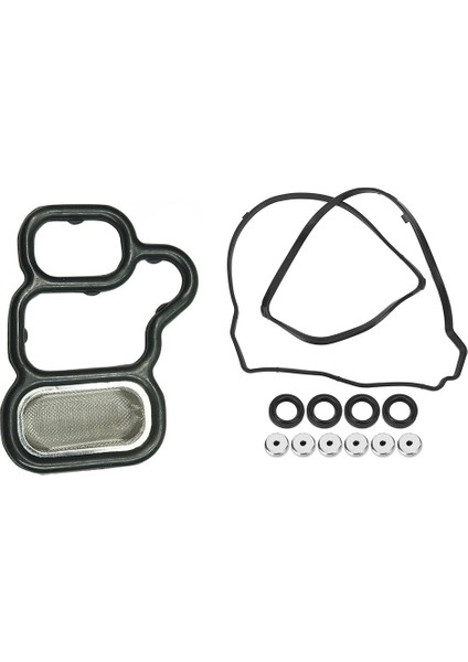 2 Honda Acura Araç Aksesuarları Için Set 1 Set Valf Kapağı Conta Seti ve 1 Pcs Vtec Solenoid Conta / Valf Filtre Ekranı (Yurt Dışından)