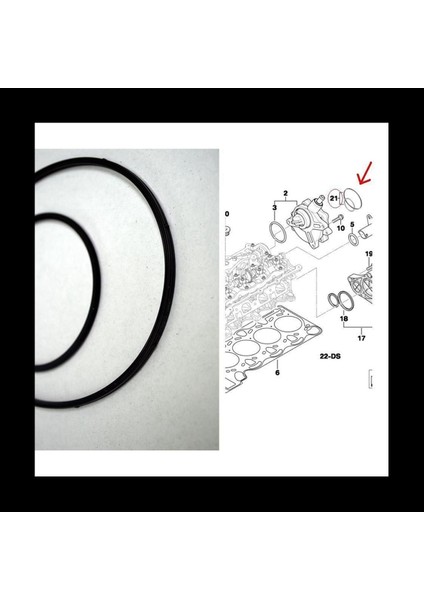 4pcs Araç Vakum Pompası Conta Contası 11667509080 Bmw E81 E87 E87 E46 E90 E91 E60 X3 (Yurt Dışından) indirimleri