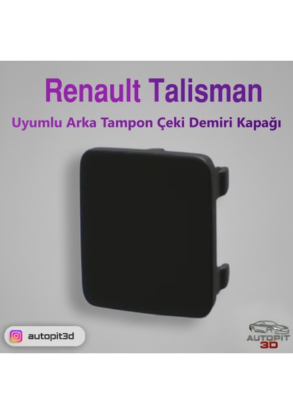 Renault Talisman Uyumlu Arka Tampon Çeki Demiri Kapağı
