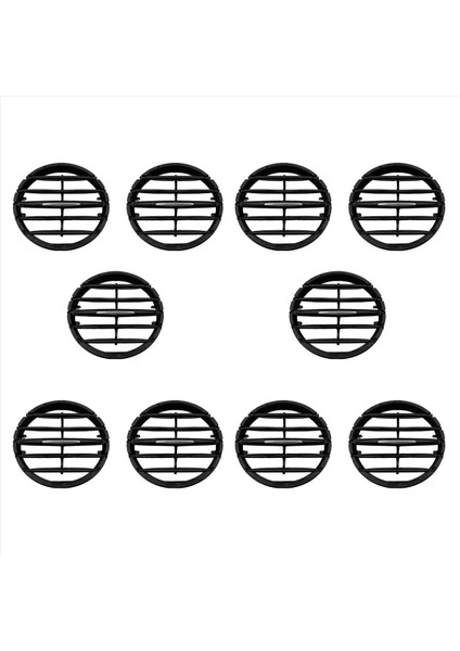 Tiguan Için 10X Klima Gösterge Paneli 10-17 Enstrüman Masası Orta Outlet Tuyere A/c Hava Havalandırma Katlanır Film Parçaları (Yurt Dışından)