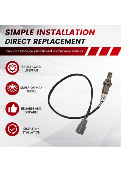89465-58010 8946558010 Lambda Sensörü Arka Oksijen Sensörü O2 Toyota Lite/townace Noah V Alphard G/v 1996-2008 (Yurt Dışından) fırsatları