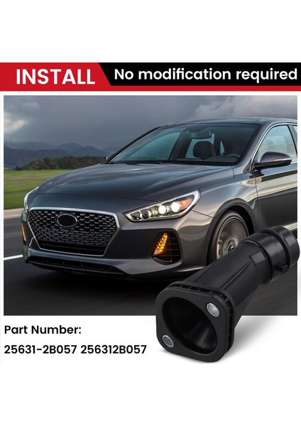 Hyundai Elantra Için Soğutucu Giriş Bağlantı Gt Kona Veloster Soğutucu Çıkış Flanşı 256312B057 25631-2B057 (Yurt Dışından) indirimleri