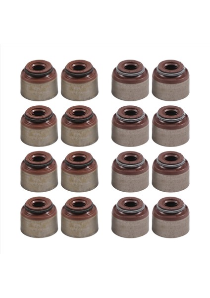 16PCS Valf Kök Yağ Salonu Kiti 12210-PZ1-004 Honda Civic Accord Araç Alımı ve Egzoz Valfı Yağ Salonu Için Uygun (Yurt Dışından) fiyatları