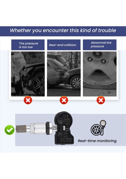 26213475 26334612 26689967 Tpms Lastik Basınç Sensörü Izleme Sistemi 433MHZ Buick Excelle 2015-2023 (Yurt Dışından) modelleri