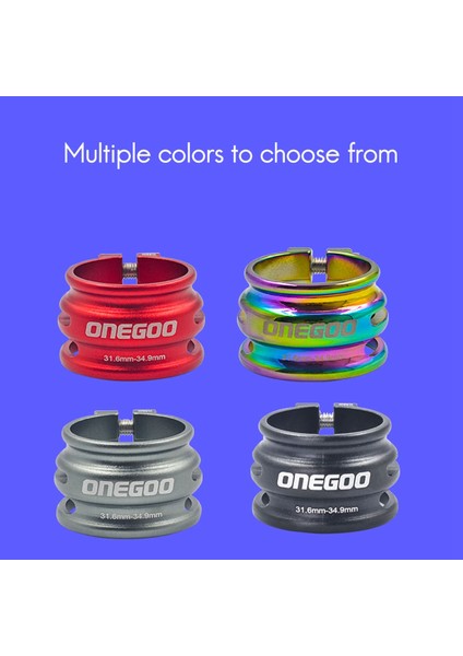 Alüminyum Alaşımlı Mtb Yol Bisikleti Sele Borusu Klipsi, Dazzle Color 27.2-31.8 mm (Yurt Dışından) fiyatları