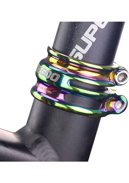 Alüminyum Alaşımlı Mtb Yol Bisikleti Sele Borusu Klipsi, Dazzle Color 27.2-31.8 mm (Yurt Dışından) modelleri