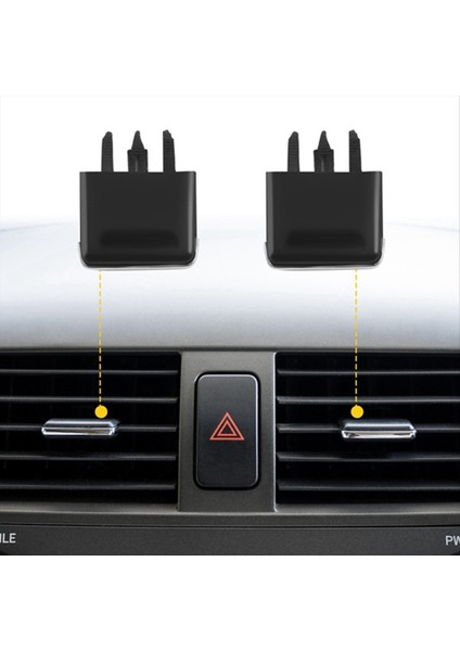 10 Paır Ön Merkez Hava Havalandırma Çıkış Sekmesi Klipsleri Ac Havalandırma Ayar Tokası Toyota Corolla Için 2009-2013 (Yurt Dışından) indirimleri