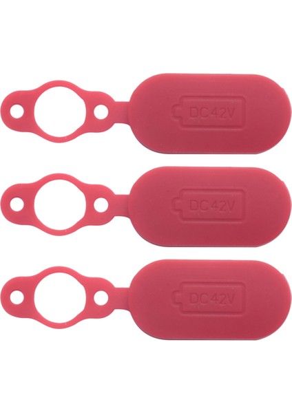 3 Adet Şarj Portu Tozu Fiş Xiaomi Için Kauçuk Kasa Mijia M365 Elektrikli Scooter Delik Kapağı Yedek Aksesuar (Yurt Dışından)