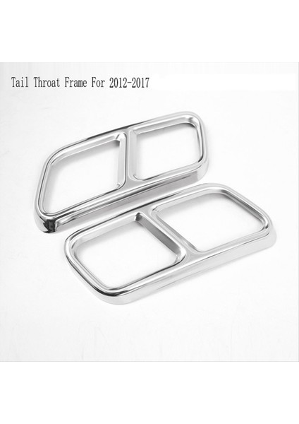 Paslanmaz Çelik Arka Çift Egzoz Susturucu Boru Kapak Döşeme Kuyruk Kuyruğu Çerçevesi Mercedes Benz Glk X204 Cls W218 2012-17 (Yurt Dışından) modelleri