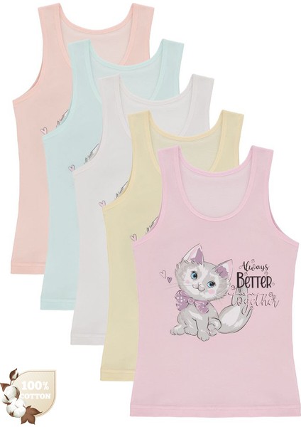 Kalın Askı Kız Çocuk Atlet !!! Sürpriz Paket!!!