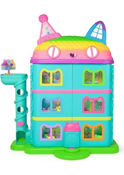 70742 Gabbys Dollhouse Festival Evi Eğlenceli Müzikli Oyun Seti 63 cm -Spinmaster fırsatları