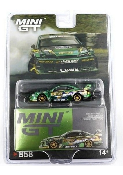Nessiworld Gt 1/64 Nissan Lb-Super Silhouette S15 Sılvıa Lbwk 2024 Fausto Racing - Blister Paket fiyatları
