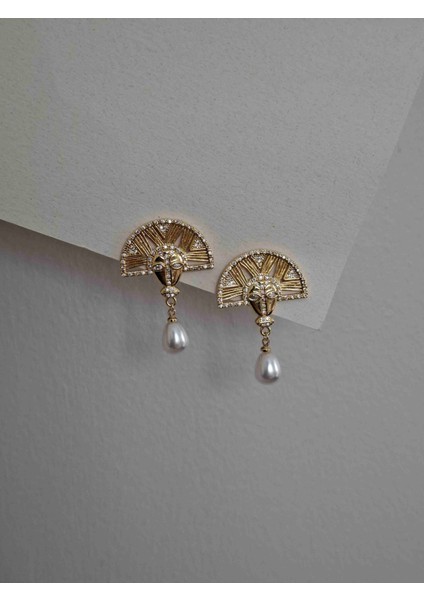 Solar Pearl Tasarım Küpe