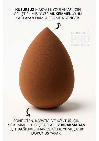 Chocolate Makyaj Sünger Seti 5 Parça Yeni Nesil Ultra Yumuşak fiyatları