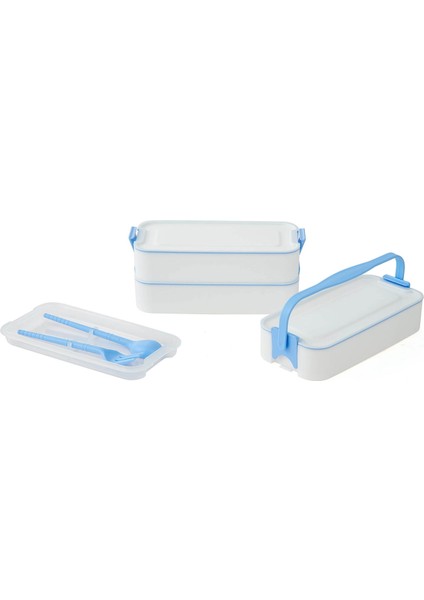 Üç Katlı Beslenme Kutusu - Asorti modelleri