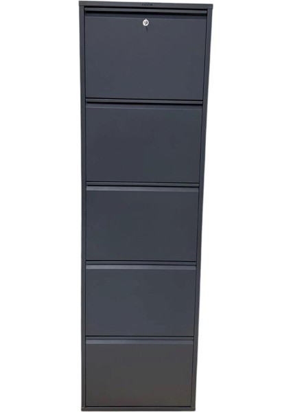 Metal Ayakkabılık 5'li Antrasit Kilitli Model fiyatları