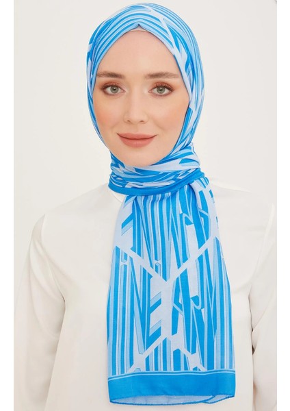 Trend Mavi Karma Desen 10005 - 03