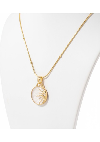 316L Paslanmaz Çelik Kadın Altın Kolye | Yusso fiyatları