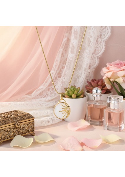 316L Paslanmaz Çelik Kadın Altın Kolye | Yusso modelleri