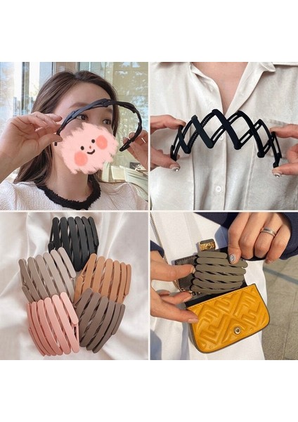 Portatif Katlanabilir Saç Tacı Saç Tokası