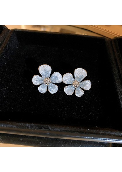 Gümüş Iğne Küpeler, Minimalist Stil, Şık Halka Küpeler, Benzersiz ve Lüks Küpeler (Yurt Dışından)