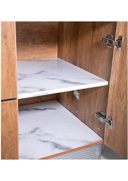 Mermer Desenli Folyo Sticker Masa Tezgah Duvar Kağıdı Su Geçirmez Yapışkanlı Folyo fırsatları