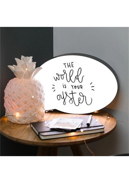 Mesaj Panosu Kalemle Yazılabilen Konuşma Balonu Görünümlü Işıklı modelleri