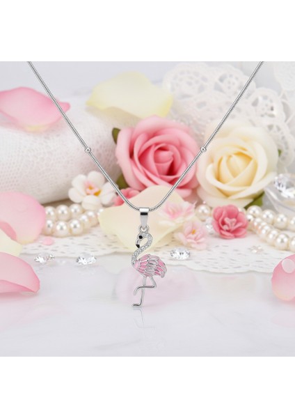 316L Paslanmaz Çelik Kadın Flamingo Kolye | Yusso fiyatları